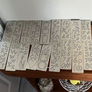 Provo Craft Alphabet and Symbol Set - Black 18 plates